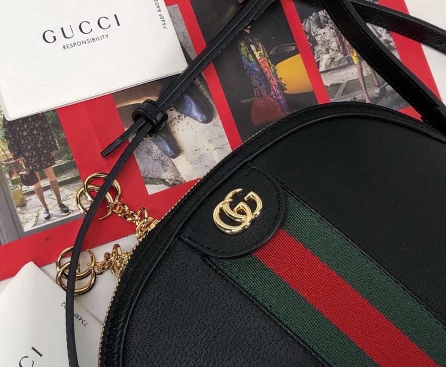 Gucci Ophidia small shoulder bag 499621 DJ2DG 1060 Black - Click Image to Close
